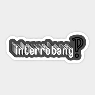 interrobang‽ Sticker